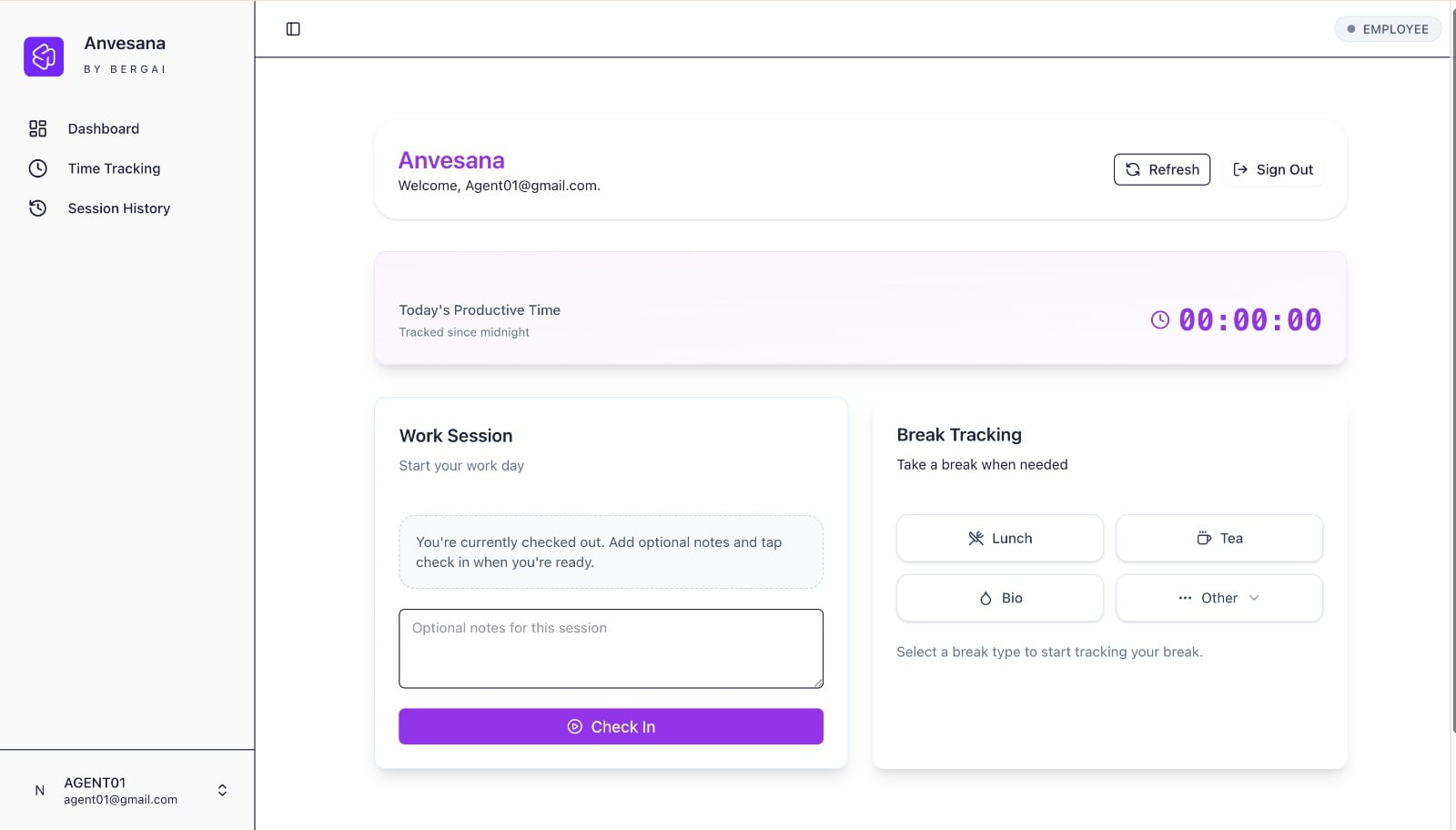 Workforce management view