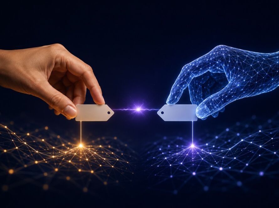 BergLabs blog visual: human ai labeling